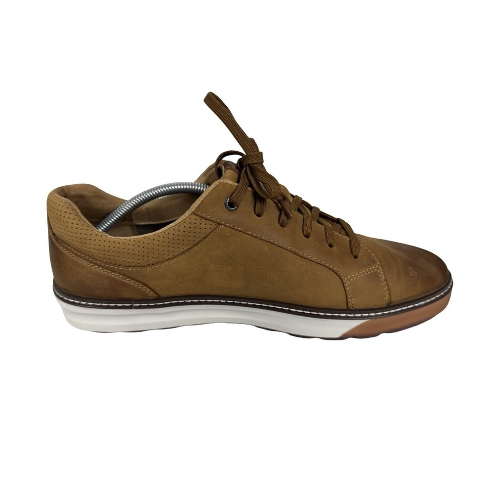 Johnston & Murphy Mens US 12 Shoes McGuffey Lug Lace To Toe Sneakers Distressed - Picture 3 of 16